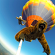 Illustration for article titled Sometimes you need to do cosplay thousands of feet in the air